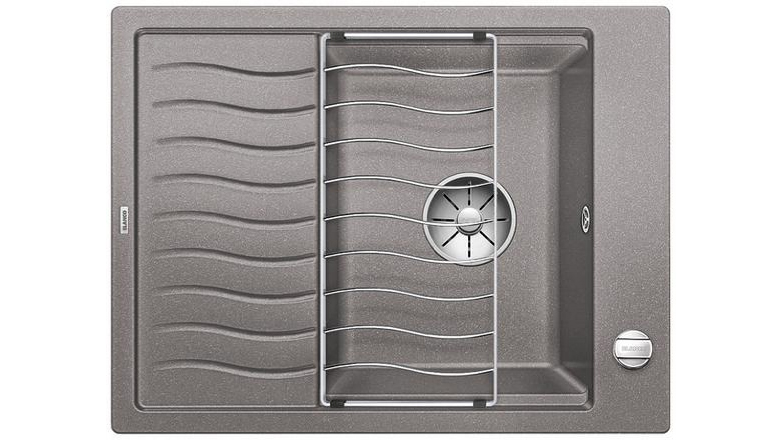 Blanco ELON 45 S InFino Silgranit aluminium obous. s exc. + přísluš.