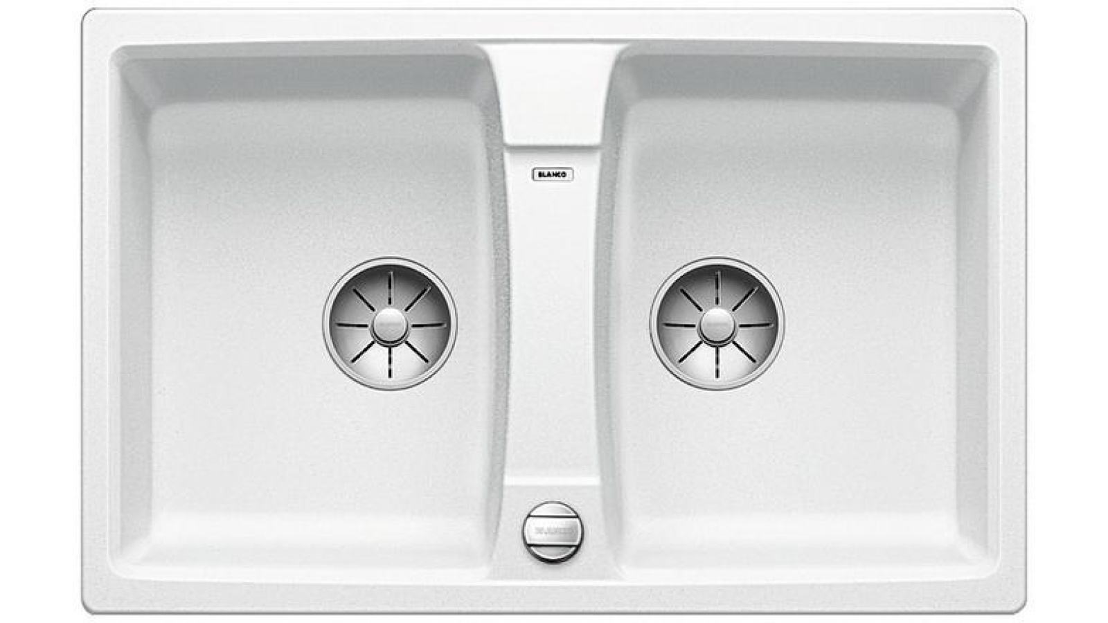 Blanco LEXA 8 InFino Silgranit bílá oboustranný s excentrem (Dřezy) na www.housemode.cz