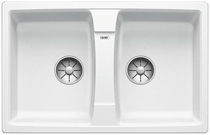 Blanco LEXA 8 InFino Silgranit bílá oboustranný bez excentru (Dřezy) na www.housemode.cz