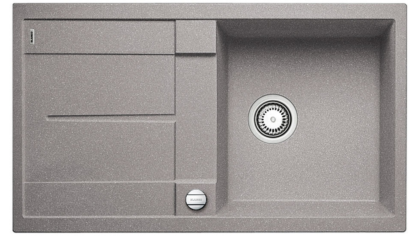 Blanco METRA 5 S Silgranit aluminium oboustranné provedení s excentrem