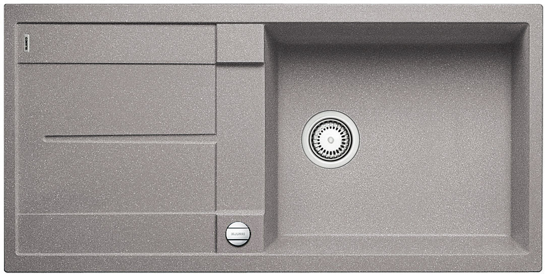 Blanco METRA XL 6 S Silgranit aluminium oboustranné provedení s excentrem
