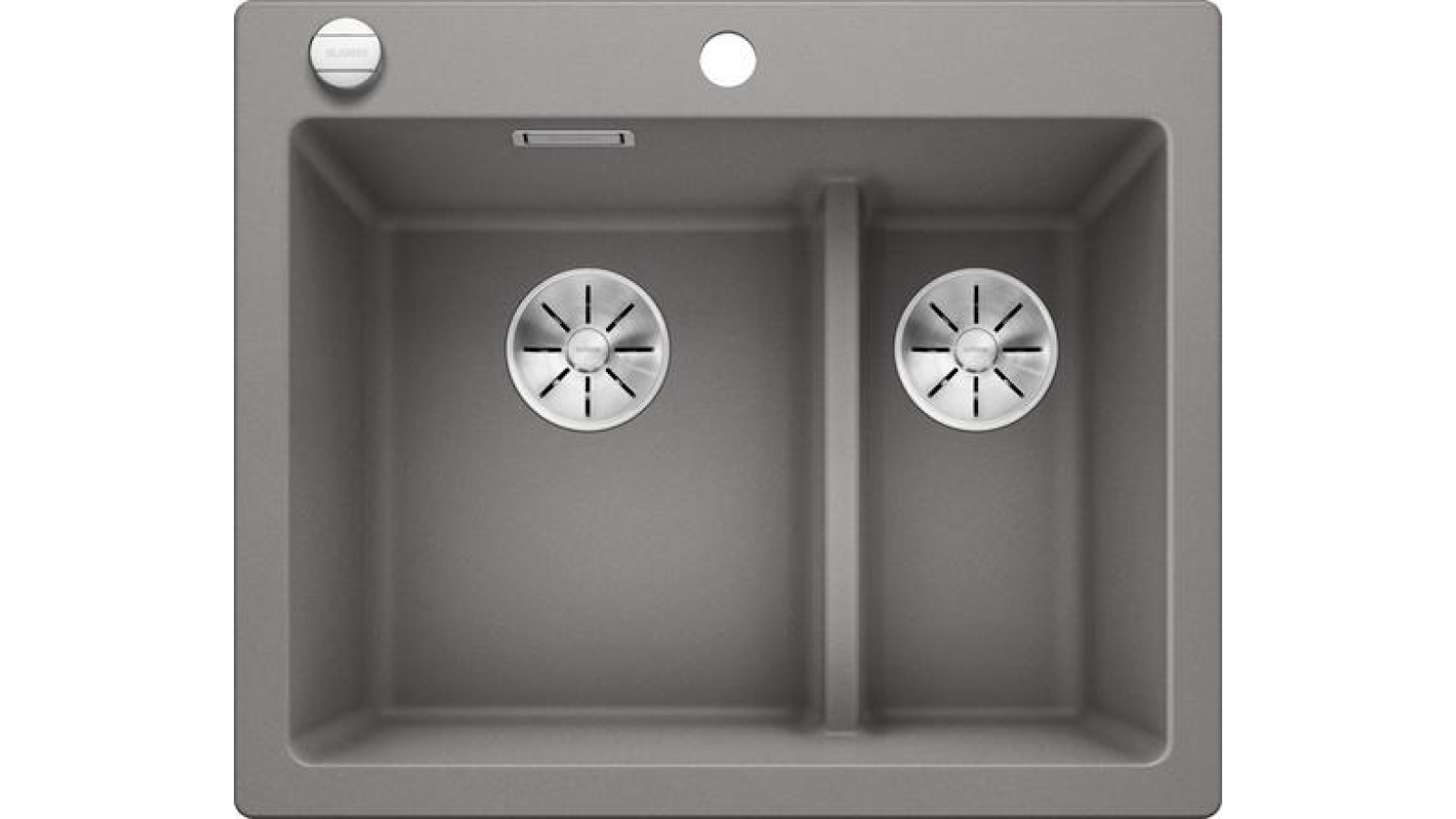Blanco PLEON 6 Split InFino Silgranit aluminium s excentrem