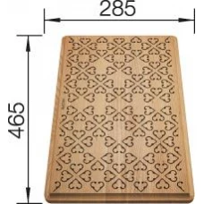 Krájecí deska dřevěná FARON XL 6 S s ornamenty