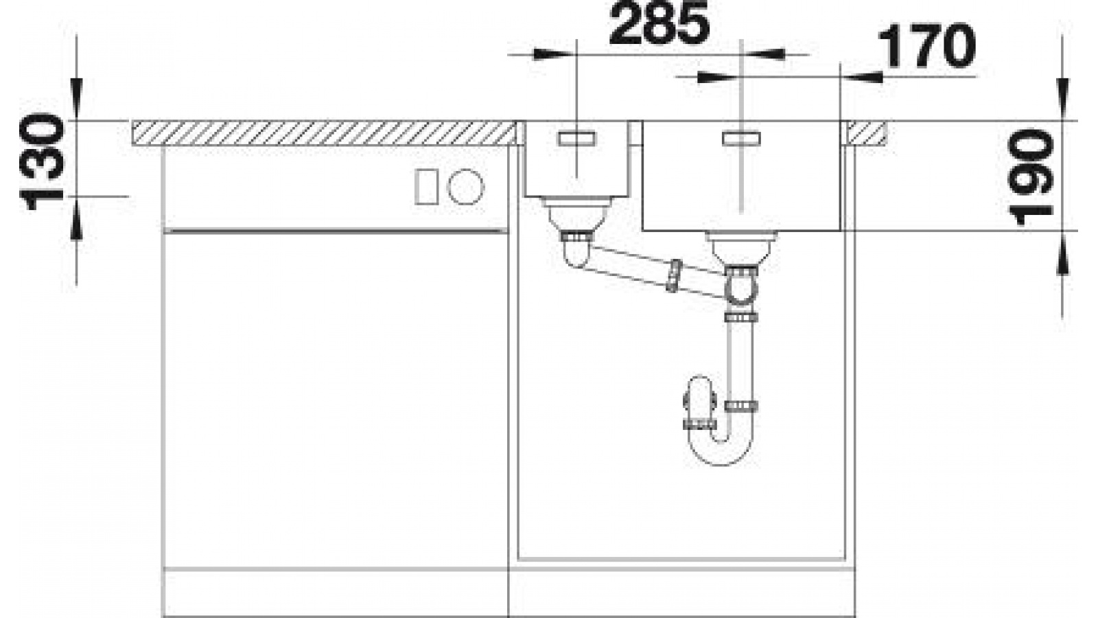 Blanco ANDANO 340/180 IF/A InFino Nerez hedvábný lesk s excentrem PushControl č.4