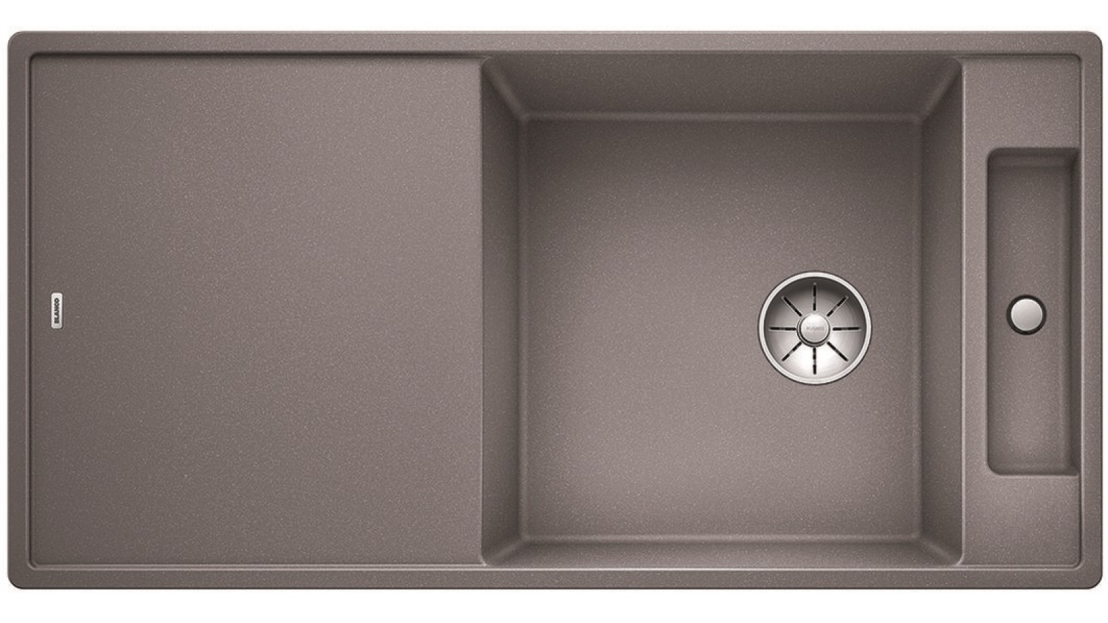 Blanco AXIA III XL 6 S-F InFino Silgranit aluminium skleněná kráj.deska oboustr.provedení (Dřezy) na www.housemode.cz