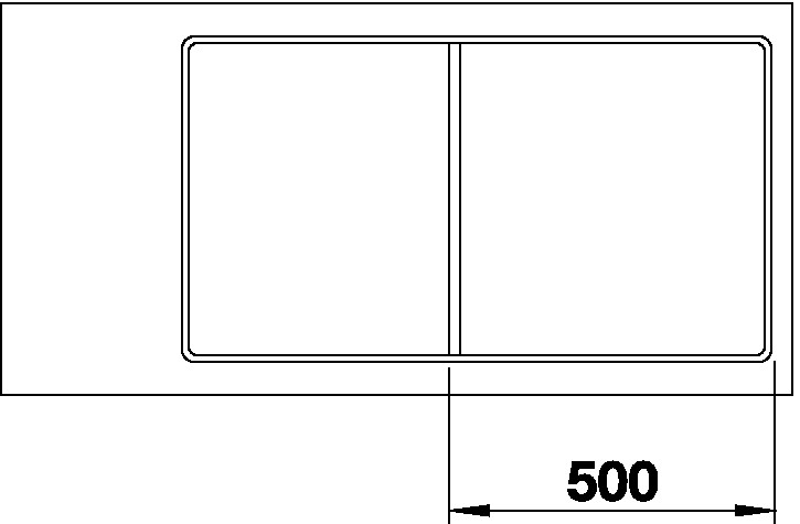 Blanco AXIA III 5 S-F InFino silgranit aluminium dřez vpravo s excentrem přísluš. dřevo č.4