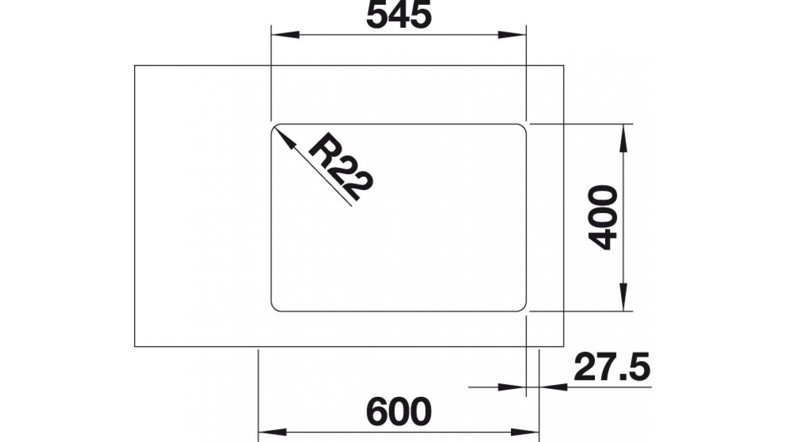 Blanco ANDANO 340/180 U InFino Nerez hedvábný lesk dřez vpravo bez táhla č.2