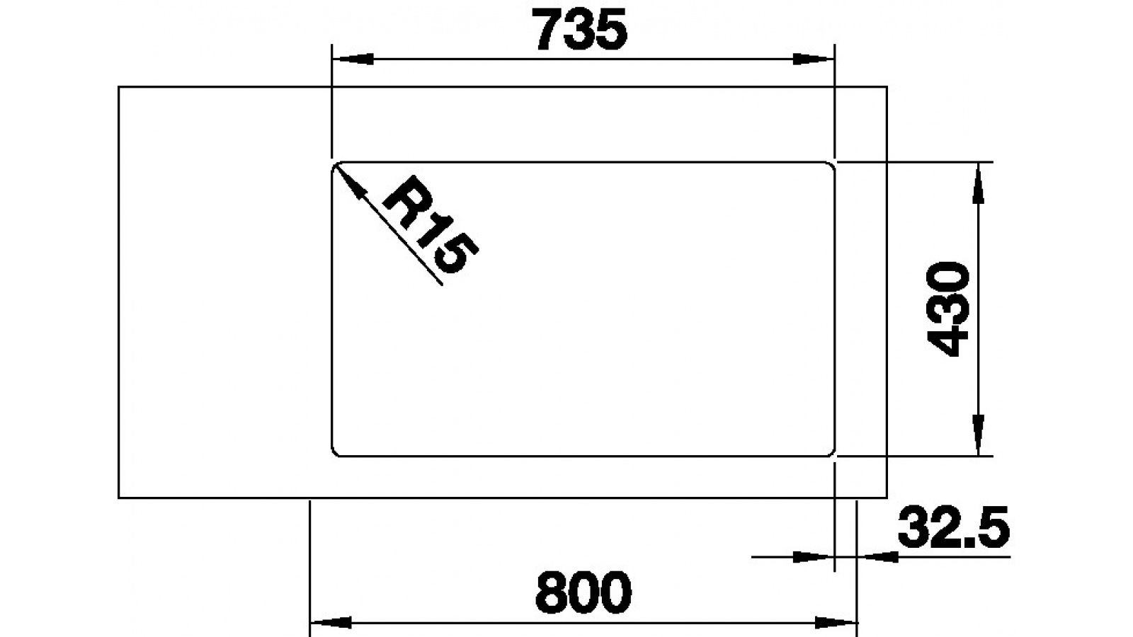 Blanco ANDANO 340/340 IF InFino Nerez hedvábný lesk bez táhla č.3