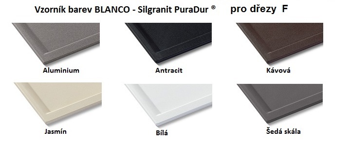 Blanco AXIA III XL 6 S-F InFino Silgranit aluminium skleněná kráj.deska oboustr.provedení č.6