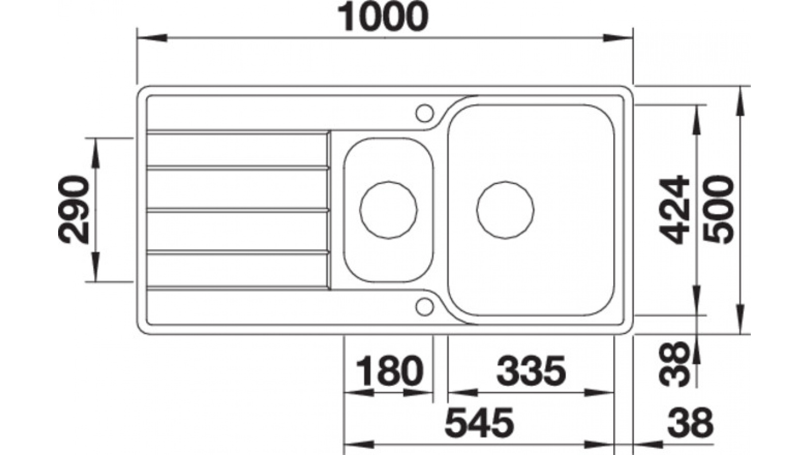 Blanco CLASSIMO 6 S-IF InFino nerez kartáčovaný oboustr. provedení s exc. PushControl č.2