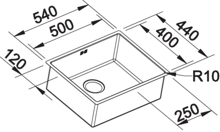 Blanco CLARON 500-IF InFino Nerez hedvábný lesk  bez táhla č.2