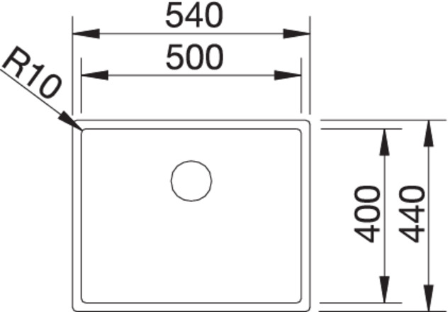 Blanco CLARON 500-IF InFino Nerez hedvábný lesk  bez táhla č.1