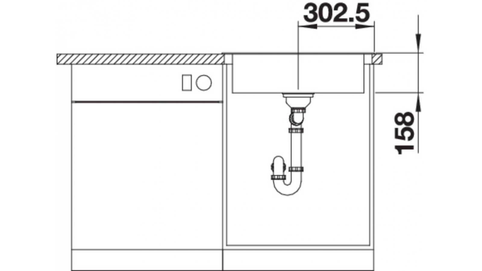 Blanco DANA 6 Nerez přírodní lesk č.7