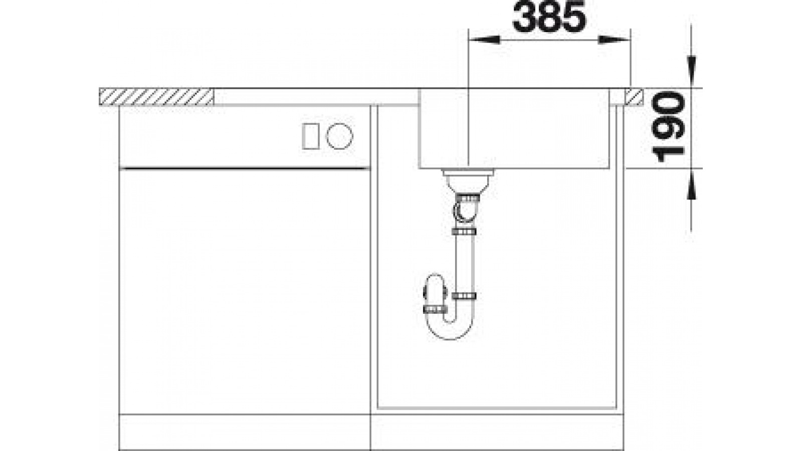 Blanco DINAS XL 6 S nerez kartáčovaný bez excentru č.4