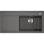 Blanco Etagon XL 6 S silgranit šedá vulkán dřez vpravo s exc. ovládáním PushControl