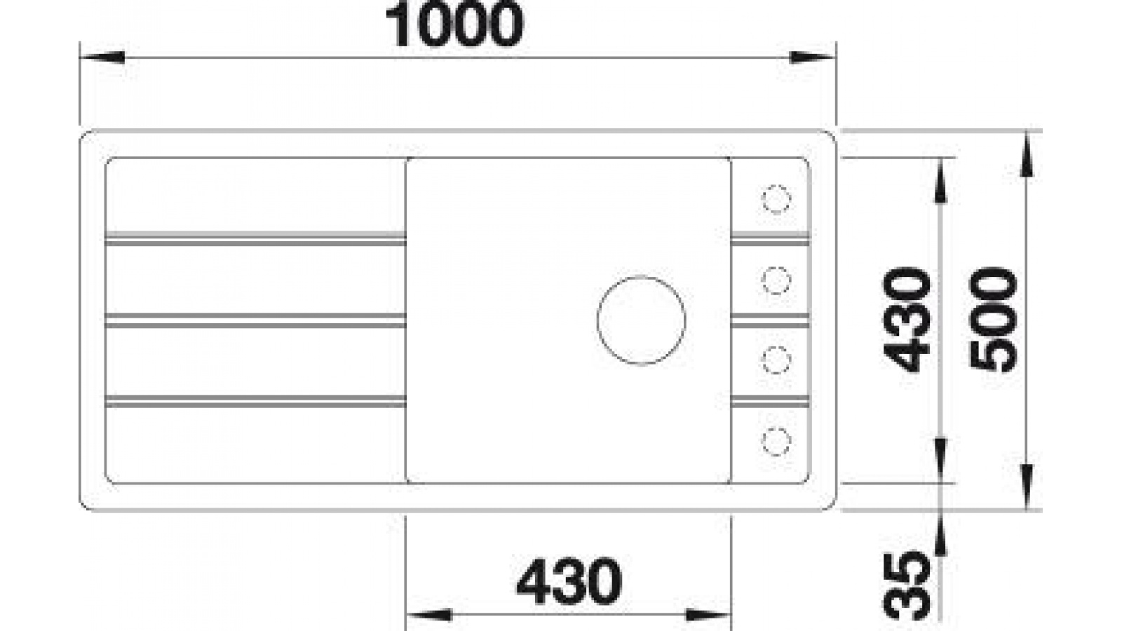 Blanco FARON XL 6 S InFino Silgranit antracit oboustranný č.2