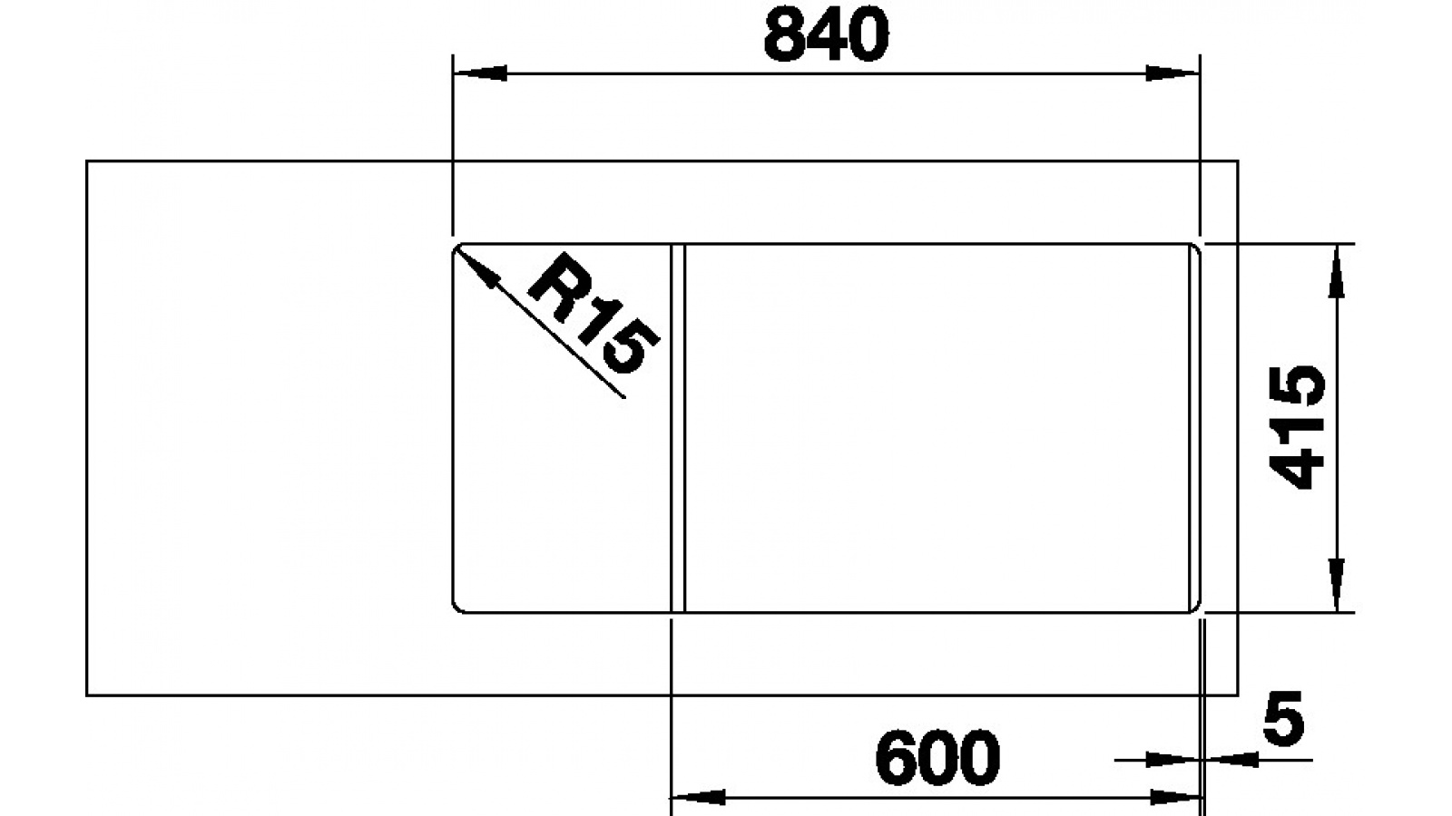 Blanco FAVUM XL 6 S Silgranit aluminium oboustranné provedení č.3