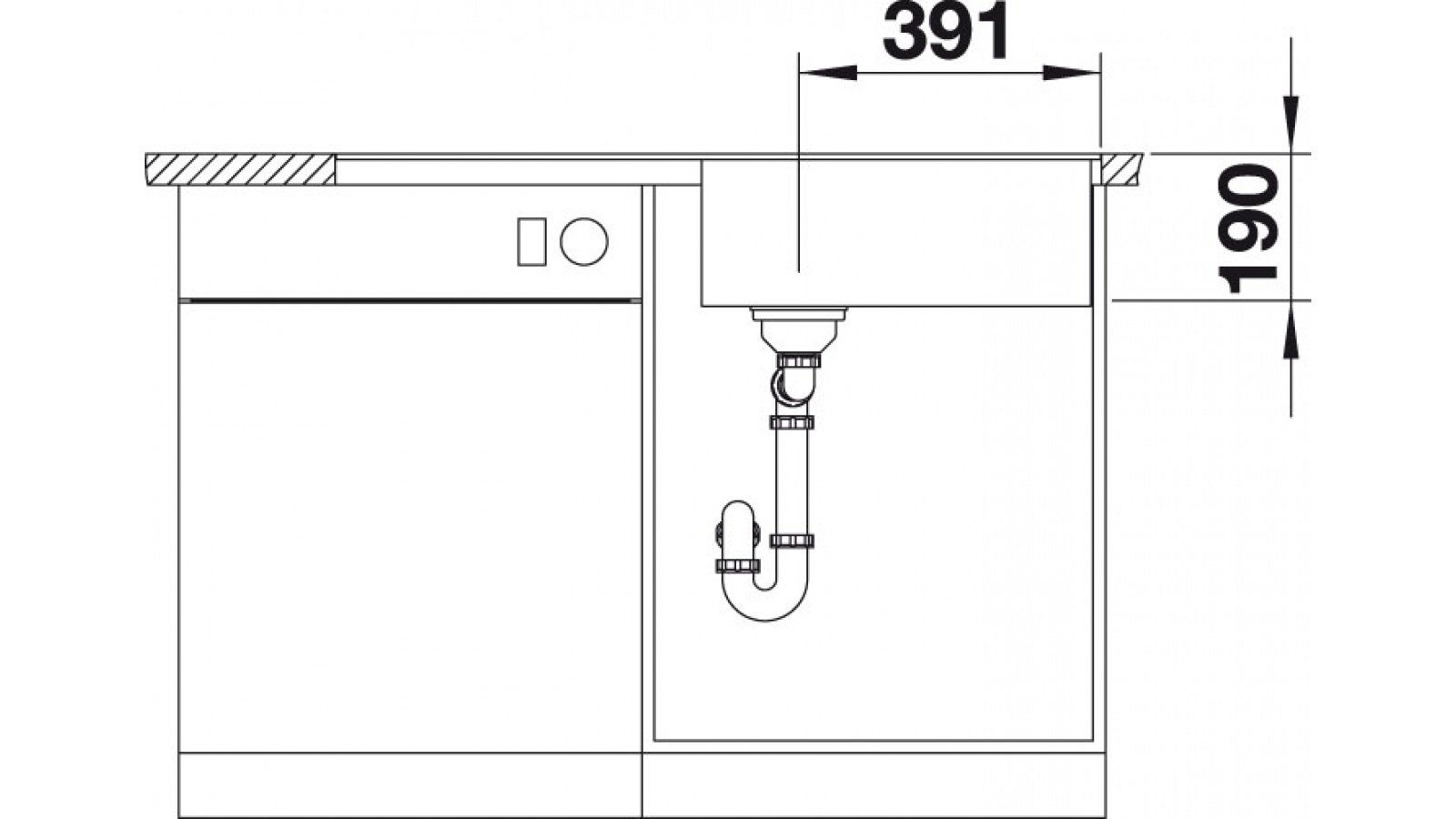 Blanco METRA XL 6 S F Silgranit bílá oboustranné provedení s excentrem č.4