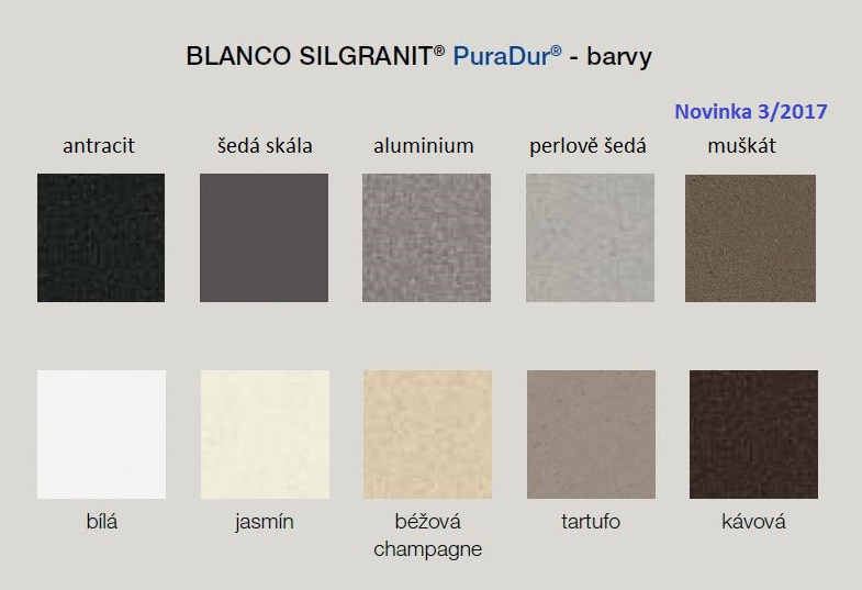 Blanco DARAS Silgranit-look antracit č.3