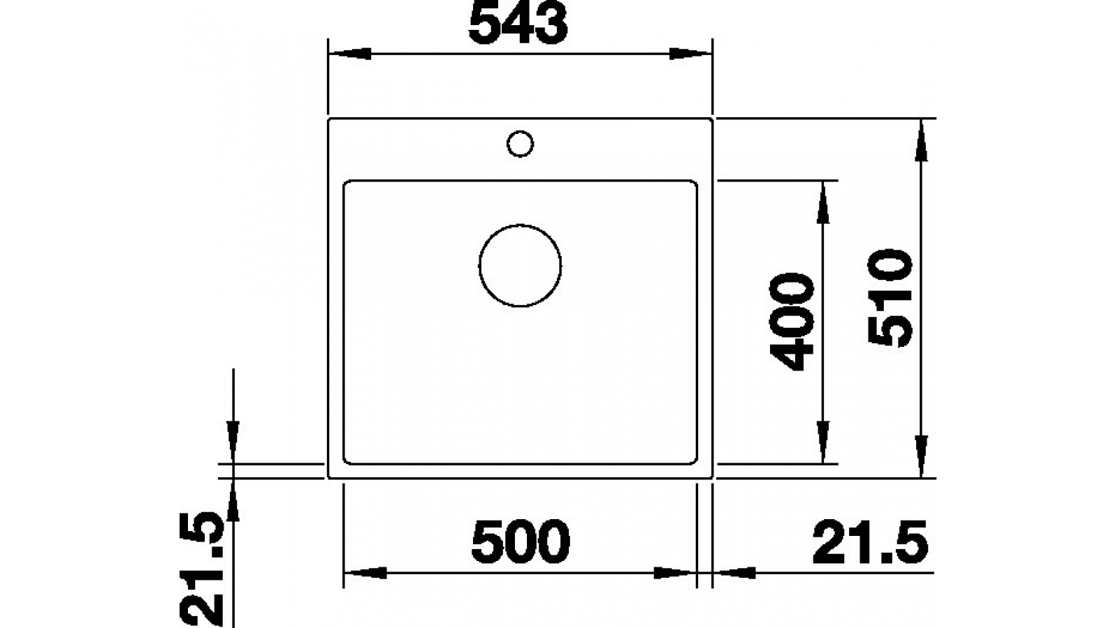 Blanco SUBLINE 500 IF/A SteelFrame InFino Silgranit antracit bez táhla č.2