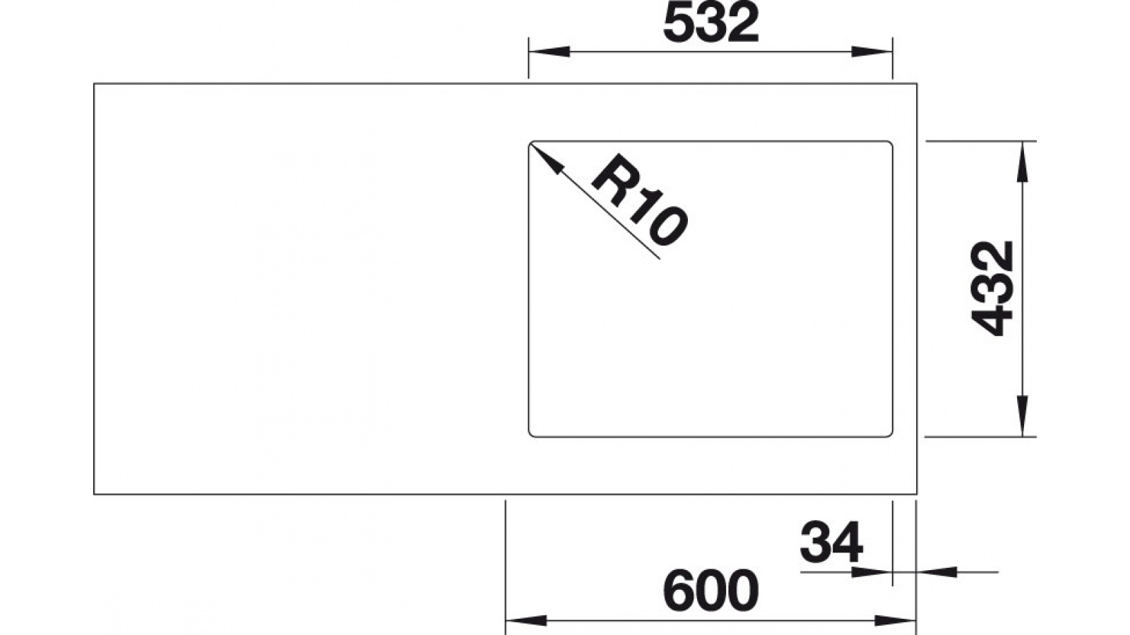 Blanco SUBLINE 500 IF Steel Frame Silgranit antracit bez táhla č.2