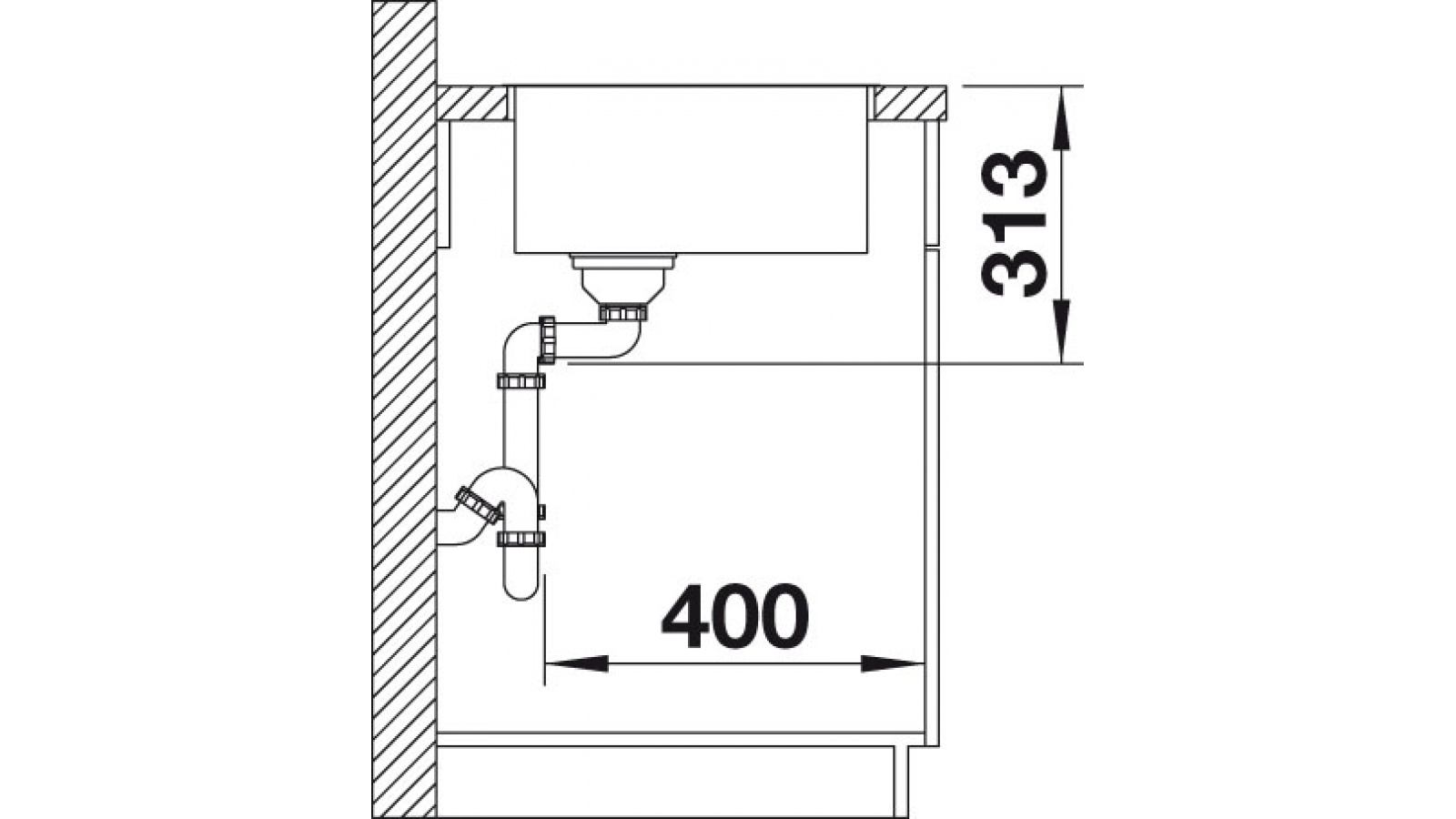 Blanco SUBLINE 500 IF Steel Frame Silgranit antracit bez táhla č.4