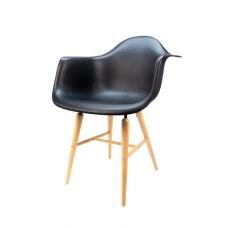 Černé křesílko CR33S-B+CR800 (Židle a barové židle) na www.housemode.cz
