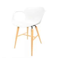 Bílé křesílko CR35S-W+CR800 (Židle a barové židle) na www.housemode.cz