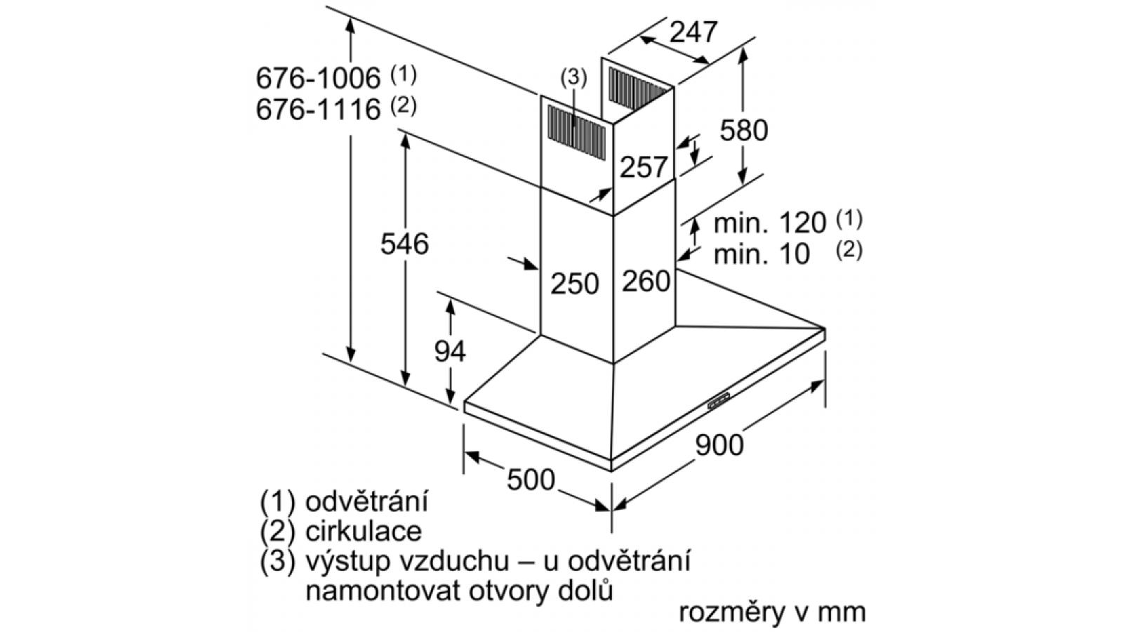 Digestoř siemens LC96QBM50 č.9