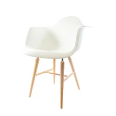 Bílé křesílko 1-CR32S-W+CR800 (Židle a barové židle) na www.housemode.cz