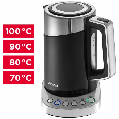 Concept Rychlovarná konvice s regulací teploty  1,7 l RK3171