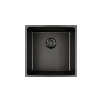 DŘEZ CARESSI BLACK LINE CAGRPP40BK-TO HORNÍ A SPODNÍ ULOŽENÍ