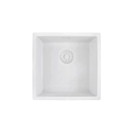 DŘEZ CARESSI WHITE LINE CAGRPP40WH-FL ULOŽENÍ DO ROVINY