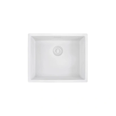 DŘEZ CARESSI WHITE LINE CAGRPP50WH-FL ULOŽENÍ DO ROVINY