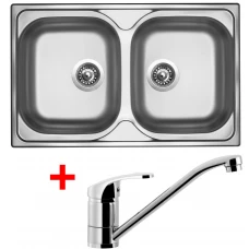 Sinks CLASSIC 800 DUO V+PRONTO (Nerez) na www.housemode.cz