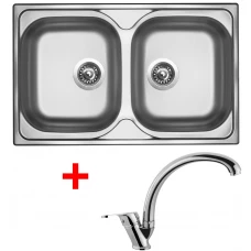 Sinks CLASSIC 800 DUO V+EVERA (Nerez) na www.housemode.cz