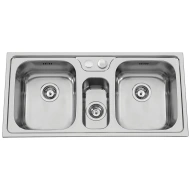 Sinks BETA 1000.1 DUO V 0,7mm leštěný