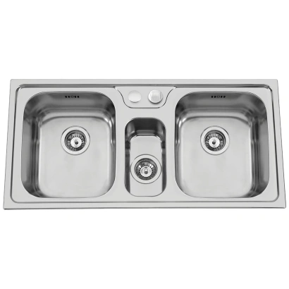Sinks BETA 1000.1 DUO V 0,7mm leštěný